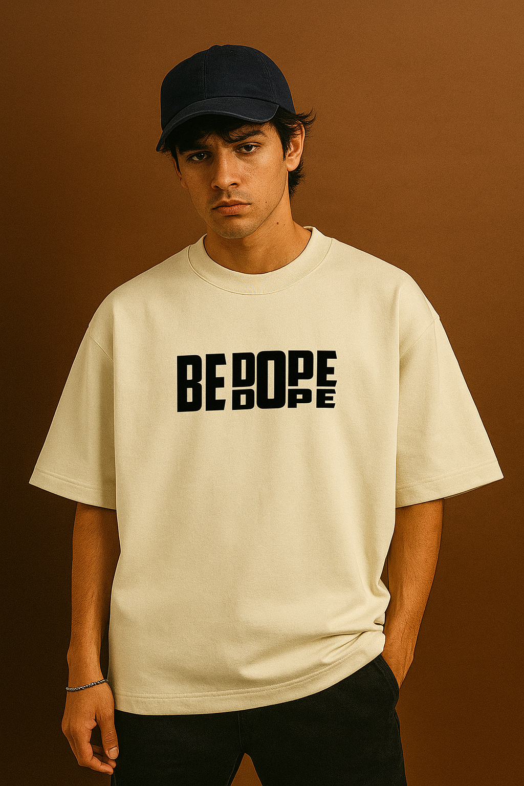 BE DOPE | UNISEX OVERSIZE 240 GSM TEE