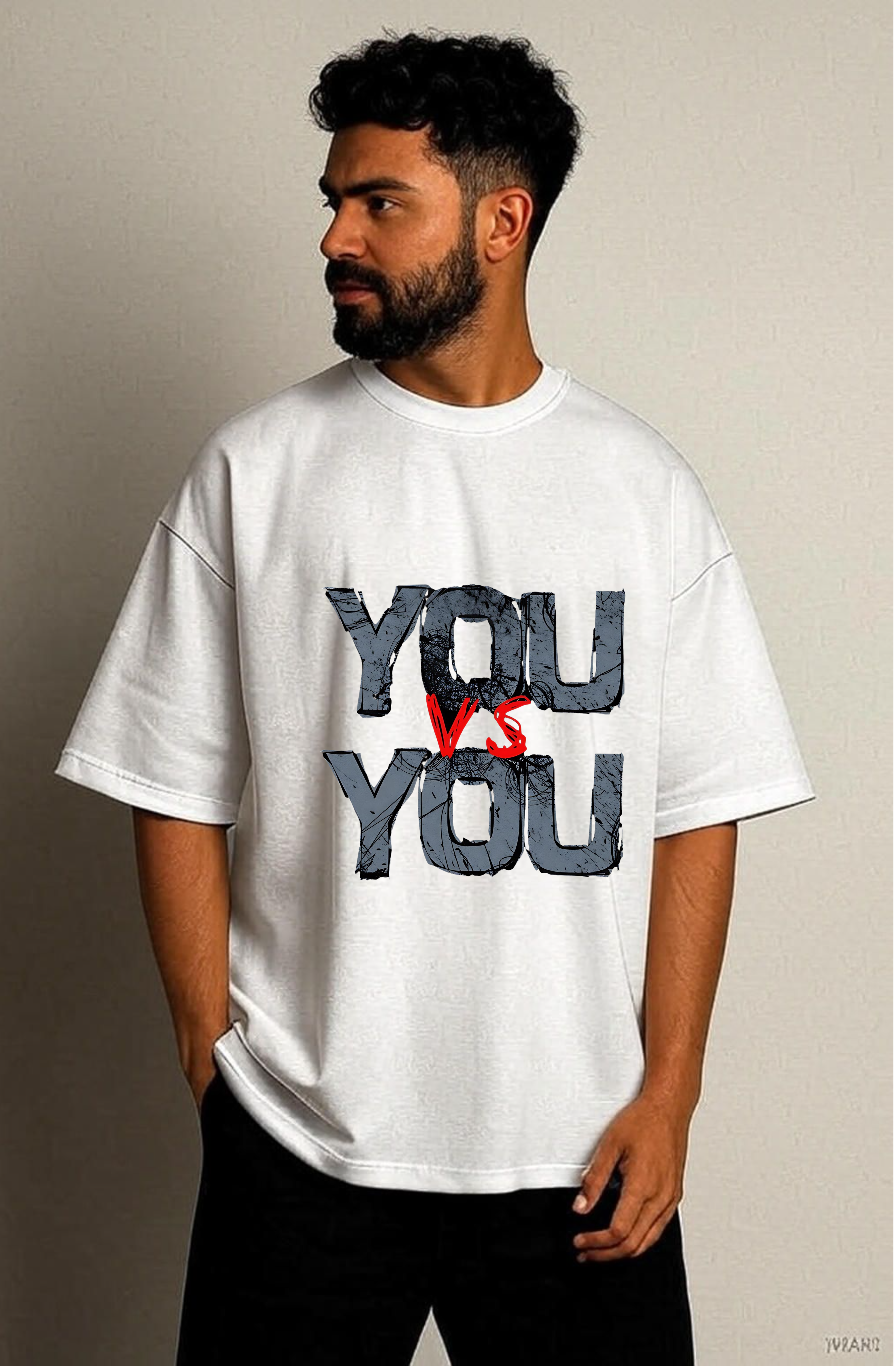 Its "YOU Vs YOU" || Oversize Classic Tshirts